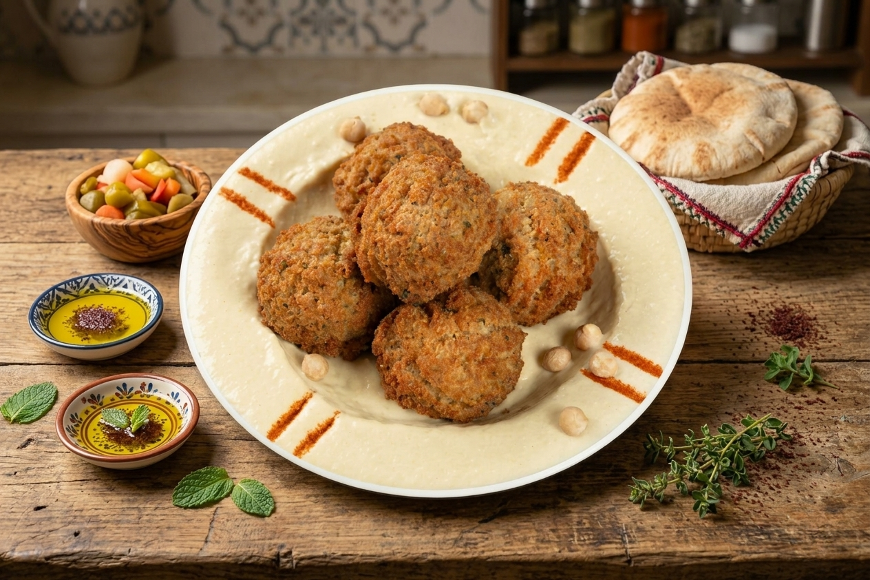 Hummus cu falafel - Image 2
